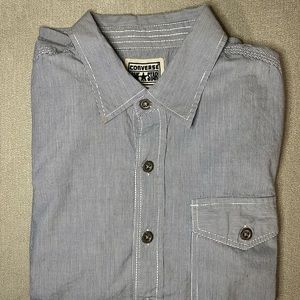 Converse striped dress shirt medium